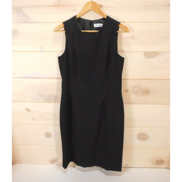 Calvin Klein Dresses & Skirts - Calvin Klein Women's Size 8 Sheath Dress Sleeveless Lined Back Zip Career